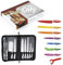 Set Posate Coltelli e Utensili da Cucina Barbecue Royalty Line 42 Pz