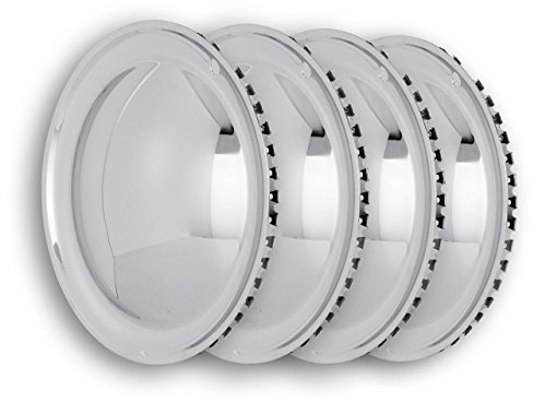 Universell passendes Radzierblendenset (4 Stück) 14 Zoll – Moon Caps Chrom PKW Transporter etc. 14.