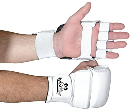 DanRho Ju Jutsu Handschuhe blau-rot-weiß-schwarz