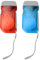 Zer one Outdoor Notfall Taschenlampe Lampe, Mini Tragbare LED Taschenlampe & Multi Nachtlicht, Beruhigendes Leuchten Manuelle Stromerzeugung Aufladen(Rot+Blau)
