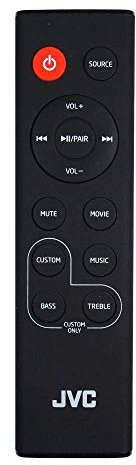 Genuine Soundbar Remote Control Replacement for JVC TH-D357B / THD357B