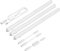 parlat LED Unterbau-Leuchten Rigel, je 57,3cm, mit Schalter (warmweiß, 24,315W, je 790lm, 130°) 3er Set