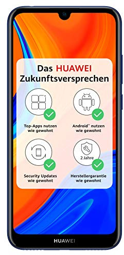 HUAWEI Y6s Dual-SIM Smartphone 15,46 cm (6,09 Zoll) (3020mAh Akku, 32 GB interner Speicher, 3GB RAM, Android 9.0) Orchid Blue (Generalüberholt)