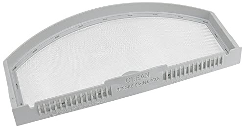 WE03X23881 Dryer Lint Filter Replacement for GE Hotpoint Dryer Lint Trap GTD42EASJ2WW GTD33EASK0WW GTX22EASK0WW GTD65EBSJ3WS - Stainless Steel ge appliance lint screen filter for dryer by Techecook