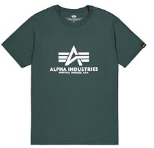 ALPHA INDUSTRIES Basic T-Shirt 610-navy Green Hombre Talla XL