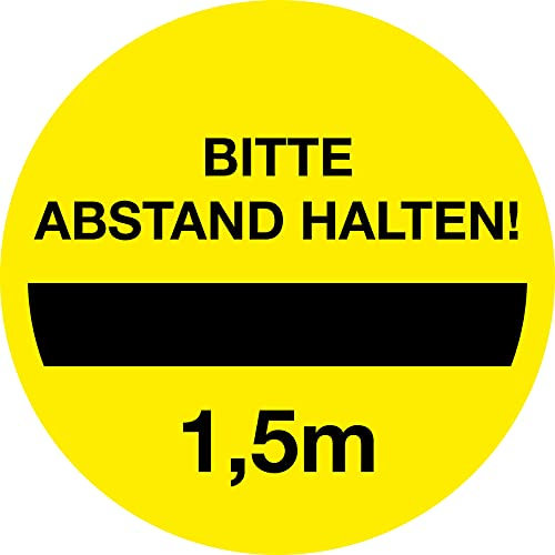Warnschild Bitte Abstand halten, VE: 1 Stück