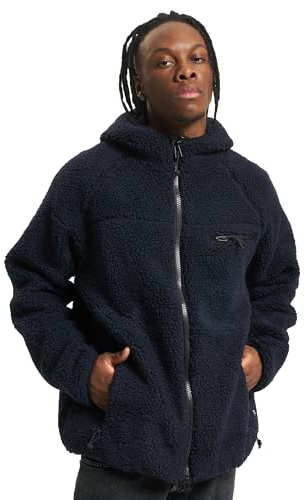 Brandit Teddyfleece Worker Jacket, Farbe: navy, Größe: M