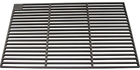 Gusseisen Grillrost/Diverse Größen/schwarz schwer/emailliert/für Weber Tepro Landmann und andere Hersteller/Gasgrill Holzkohlegrill Elektrogrill und andere (Gusseisen, 53 x 38 cm)