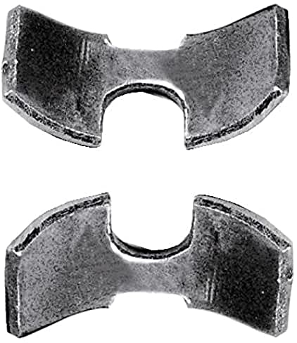 cyclingcolors 2x étrier ouvert pour vis assemblage meuble ancien 7mm 8mm demi lune rond 30mm ferrure vintage rustique tête romaine bois table lit
