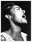 Billie Holiday Poster 60 x 80 cm Schwarz Schwarz-Weiß Fotografie Wanddeko