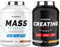 Superset Nutrition | Programme Prise De Masse Avancé - Mass Advanced 2,5kg Choco Nut - Créatine Hardcore 1,5 Kg Orange | Permet de gagner en masse et en volume musculaire en 4 semaines seulement