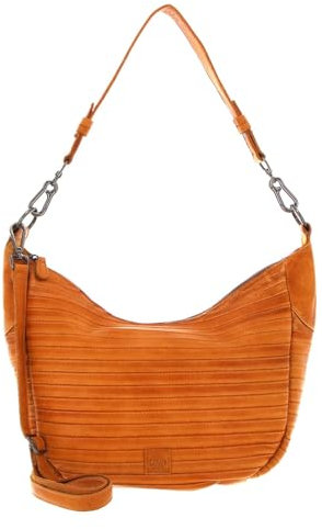FREDsBRUDER Leder Schultertasche Flowow Shoulderbag Melon orange