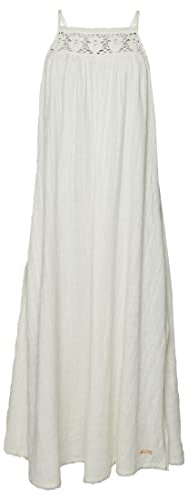 Superdry Damen Vintage Long Halter Cami Dress Kleid (1er Pack)