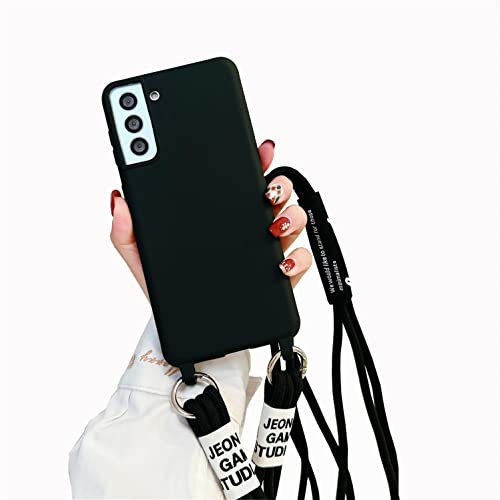 Rokmym Handykette Hülle kompatibel mit Samsung Galaxy A54 5G Nylon Schultergurt TPU Silikon Handyhülle mit Stylische Band Kordel zum Umhängen Schutzhülle Case Cover für Samsung Galaxy A54 5G