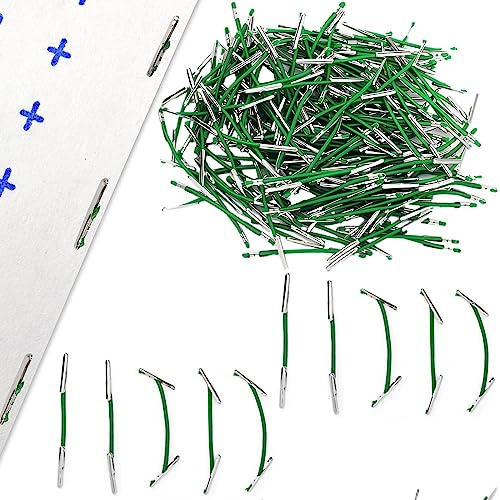 BNFGD 100 Pcs 45mm Metal Treasure Tags with Metal End, Fixed Treasure Tags, Portable Binders, Office Fasteners for Organizing Paper Documents