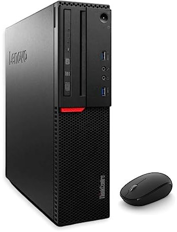 Lenovo ThinkCentre, Pc desktop con Libre office, Intel Core i5-6400, Ram 16Gb, SSD 500Gb, Win 10 Pro, Pc fisso con mouse wireless (Ricondizionato)