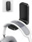 Headphone Bracket Adhesive Headphone Stand Hook Stand, Sticky Gaming Headset Stand MountTable Stand Fits Most Headsets (Black)