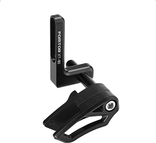 FOMTOR Kettenführung, Rennräder Spezielle Kettenführung Fahrrad Kettenschutz, Einscheiben Kettenführung, Direct Mount Front Derailleur Rahmen dedizierter Kettenblattschutz (Schwarz)