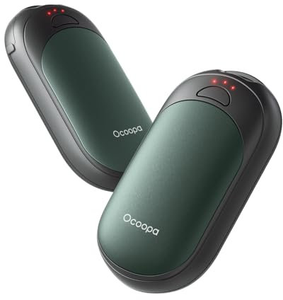 OCOOPA UT3 Lite Magnetic Hand Warmers Rechargeable 2 pack, Electric Handwarmers Ultra Thin Light Portable for Pocket Gloves,3 Levels Heat, Up to 8 hrs, UL Certified,Idea Tech Gifts for Men, Women