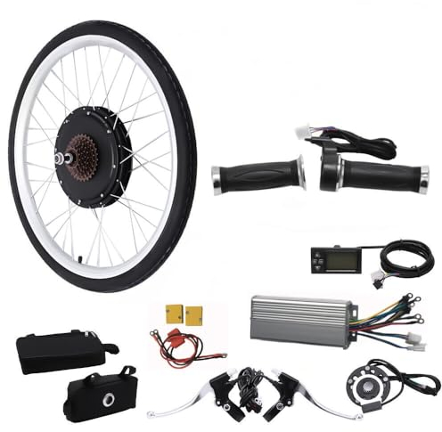 wanwanper 26'' E-Bike Umrüstsatz, E-Bike Hinterrad Umrüstsatz, 800W 36V E-Bike Umrüstsatz Elektrofahrrad Umrüstsatz, Elektrofahrrad Nachrüstsatz für 26 Zoll Fahrräder