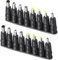 VISSQH 2 x 8 en 1 universel DC Plugs adaptateur alimentation,5.5 x 2.1mm DC Barrel Jack,DC Fiche creuse,pour Ordinateur Portable, Routeur etc(noir)