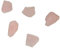 Piedra Cuarzo Rosa Naturales de 20 a 30mm 5PCS, Cuarzo Rosa en Bruto Protección, cristal de Cuarzo Rosa natural para la fabricación de joyas (Cuarzo Rosa, 5)