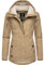 Ragwear Damen warme Winterjacke kurz mit Kapuze Monade Intl Taupe24 Gr. XL