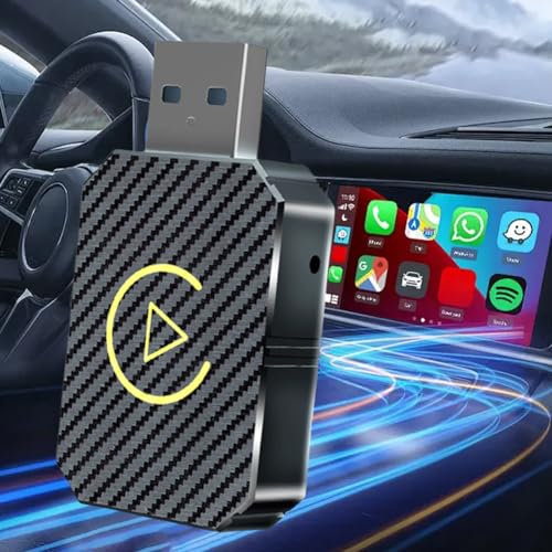 SPEPROECO Mini USB 2 in1 Wireless CarPlay Adapter DongleWireless Carplay for iOS and Android Auto Wireless Stick,Converts Wired to Wireless Carplay Dongle for Wireless Control Plug & Play
