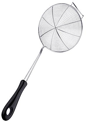 TOPBATHY Cuchara Ranurada De Acero Inoxidable 304 Colador Para Cazo Cocina Ideal Para Cucharon De Ramen