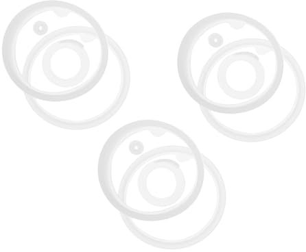 BCOATH 1 Satz Dichtung Für Wasserflaschen Aus Silikon Runder Dichtungsring Isolierflaschenzubehör Dichtring Für Isolierbehälter Dichtungsring Für Wasserflaschen Siegelring Kieselgel Weiß