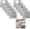 Plaque Reparation Charniere Porte, 10 Pièces Kit de Réparation Charnière Meuble, Pièce de Réparation de Plaque Latérale de Charnière, Reparation Charniere Porte Placard, pour Placards, Bois, Meubles
