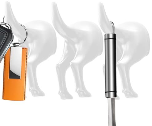 Wandhaken - Hundeschwanzhaken, Wandgarderobe für Handtücher 3 Stück