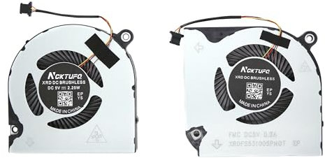 VENTILATEURS CPU & GPU COMPATIBLE POUR PC PORTABLE ACER NITRO 5 GAMING AN515-54 / AN517-51 / AN517-52 / AN515-43