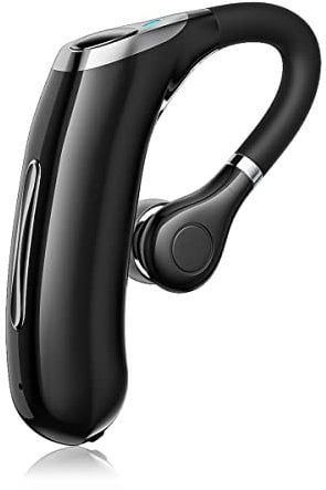BEVCEFCC Bluetooth Single Earphones Wireless Bluetooth Headset Handsfree Noise Canceling Hands-Free Calls Wireless Headphones for Driving Black