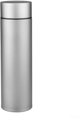 Botella de agua aislada al vacío, botella de doble pared Pure Ti de 450 ml con infusor de té desmontable y filtro, para el trabajo, viajes, oficina