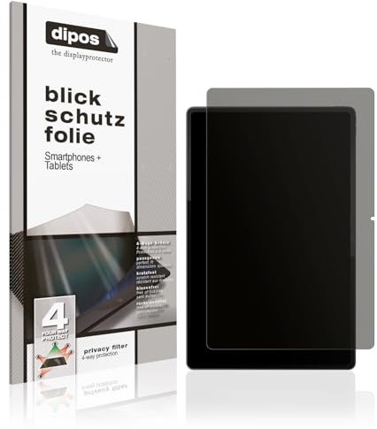 dipos I Privacy Filter compatible with Lenovo Tab Extreme Screen Protector Anti-Spy 4-Way Protection
