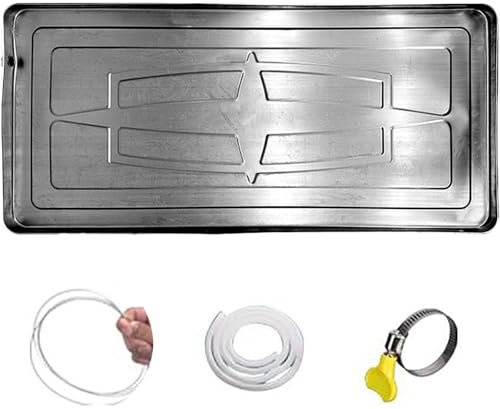 ZSXZCBDQ Collection Tray with Drain, Universal Drip Tray, Große Tropfschale aus Eisen, für Zentrale Klimaanlagen, Gebläsekonvektoren und Fensterklimaanlagen(100x47.5x3.5cm)