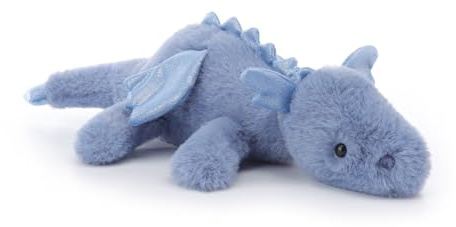 Apricot Lamb liegender Drache Plüschtier Kuscheltier Dunkelblau 38cm