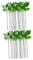 POPETPOP Rose Artificiali con Foglie per Decorazioni Fai da Te 40 Pezzi Facile Utilizzo per Matrimonio e Feste Materiale Resistente per Composizioni Decorative