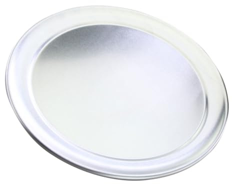 Kisangel Plaque Pizza Ronde Aluminium Moule Cuisson Multi-usage pour Pizza Gâteau Plateau Cuisson Réutilisable pour Cuisine