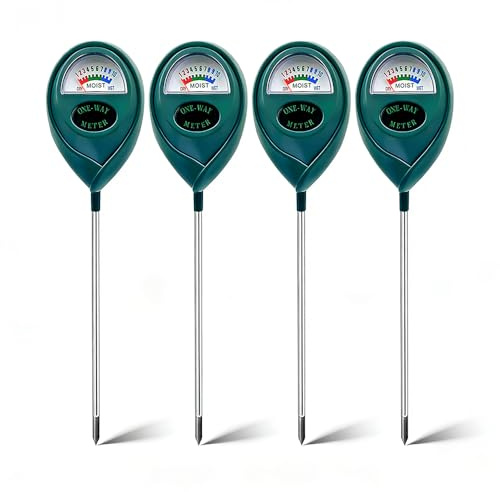 Boden-Feuchtigkeitsmessgerät, Boden-Feuchtigkeitsmesser, Feuchtigkeitsmesser für Pflanzen, Hygrometer- für Topf- und Zimmerpflanzen - Einfach die Feuchte der Erde direkt an den Wurzeln ablesen