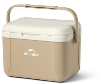 Naturehike Nevera de 5 litros/18 litros, caja térmica de poliuretano de alta calidad, 48 horas de capacidad de refrigeración, bolsa de refrigeración para camping, pícnic, festivales y coches