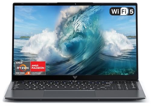 ACEMAGIC 16 inch FHD Laptop, Ryzen 4300U Processor up to 3.7GHz, 16GB RAM, 512GB M.2 SSD,16 inch Business Laptops, Support WiFi 5, BT5.0, 3*USB3.2, Dual Speakers, 5000mAh Long-Lasting Battery