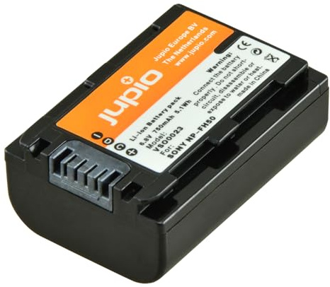 Jupio Digital Camcorder Replacement Battery for Sony NP-FH50, Grey (VSO0023)