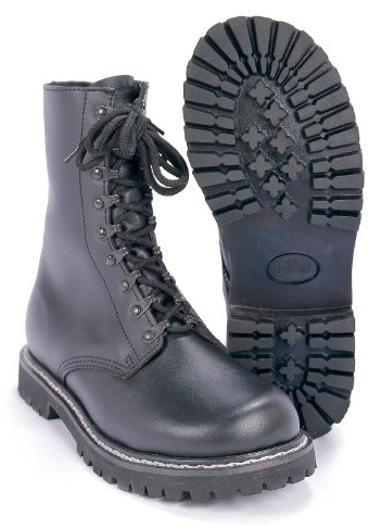 Mil-Tec Unisex U.Rv Reitstiefel, Schwarz, 43 EU