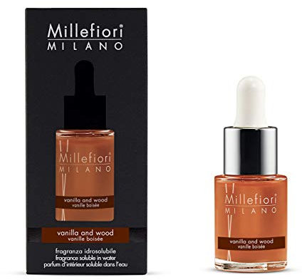 Millefiori Natural Duftöl, Glas, Vanilla and wood, 15ml
