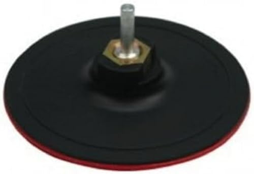 RUBBER DISC W. SHAFT ARBOR 125MM