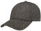 Stetson Plano Wool Cap Herren - Baseballcap mit Schirmunterseite aus Leder- Herrencap Herringbone Design - Kappe mit Baumwollfutter - Basecap Herbst/Winter - Wintercap Dunkelbraun S (54-55 cm)