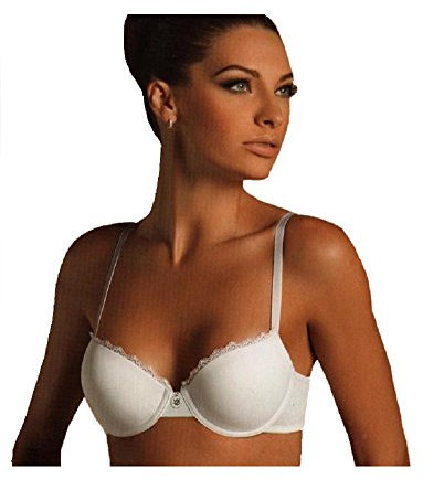 Laura Biagiotti Reggiseno Imbottito Preformato Art. Sofia 990621 Coppa B (2, Bianco)