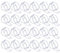 24 Packung Kunststoff Tischdecke Clips, Klare Tischdecke Tuch Klemmen Halter für Party Picknick